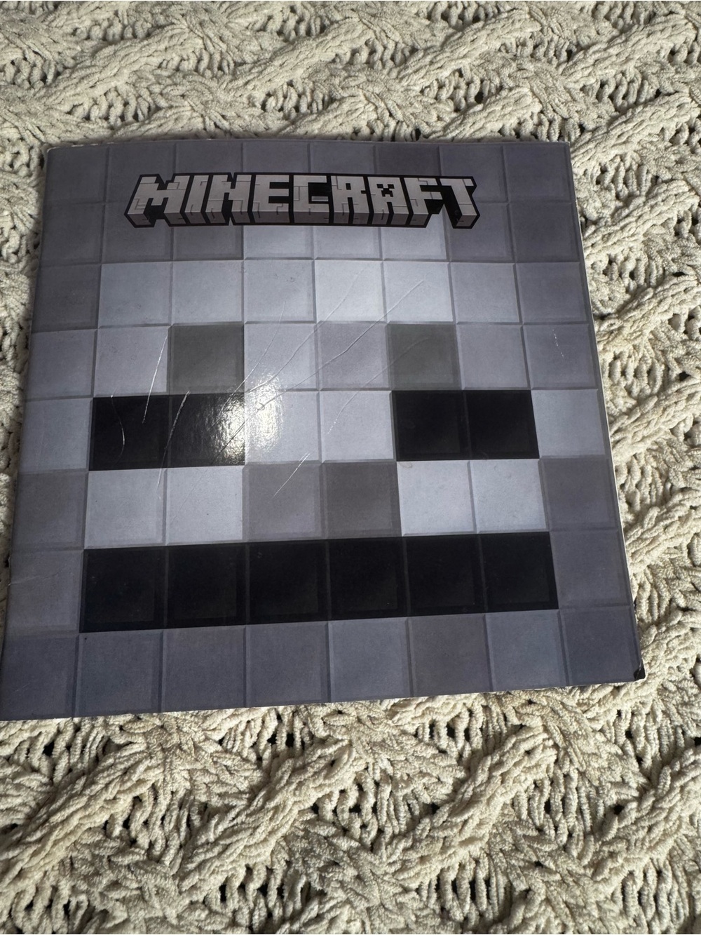 Gray Creeper Pixel Wall Art